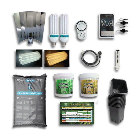 Pack complet - Culture en terreau - 250w CFL