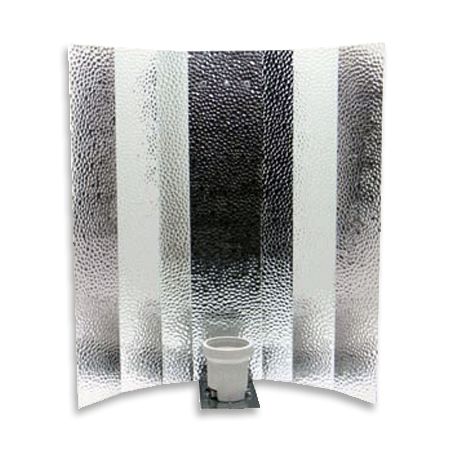 Réflecteur miroir martelé