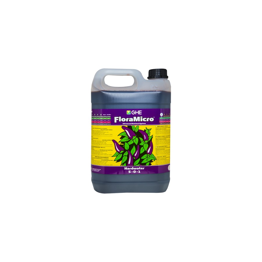 GHE - FLORA MICRO 5l (Tripart Micro - eau dure)
