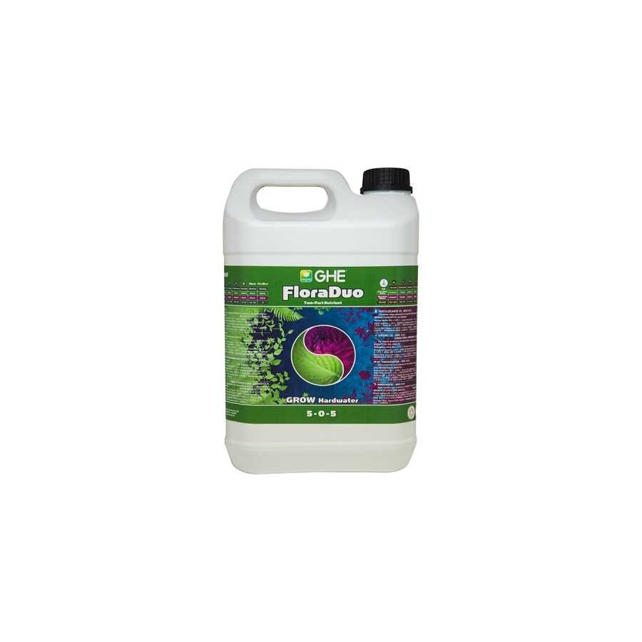 GHE - FLORADUO (DUALPART) GROW eau dure 5L