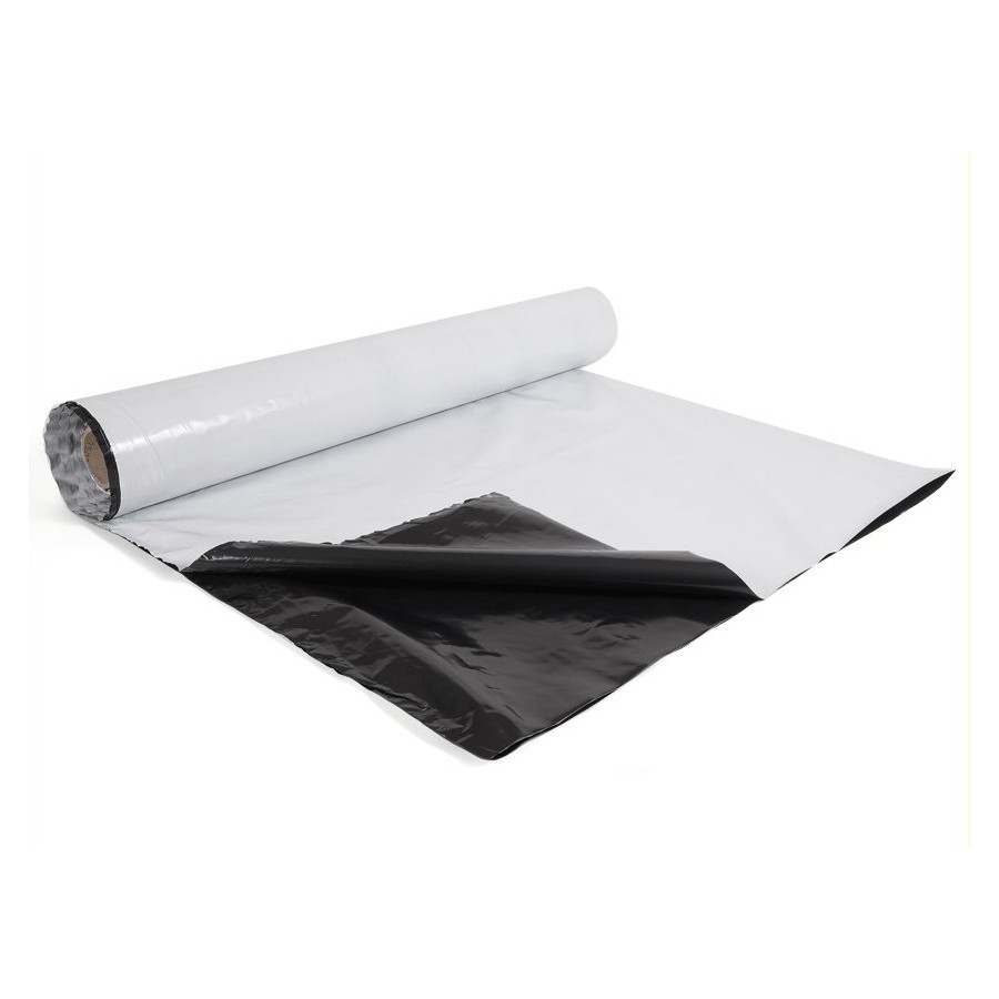Bâche horticole noire/blanche - 2m x 5m