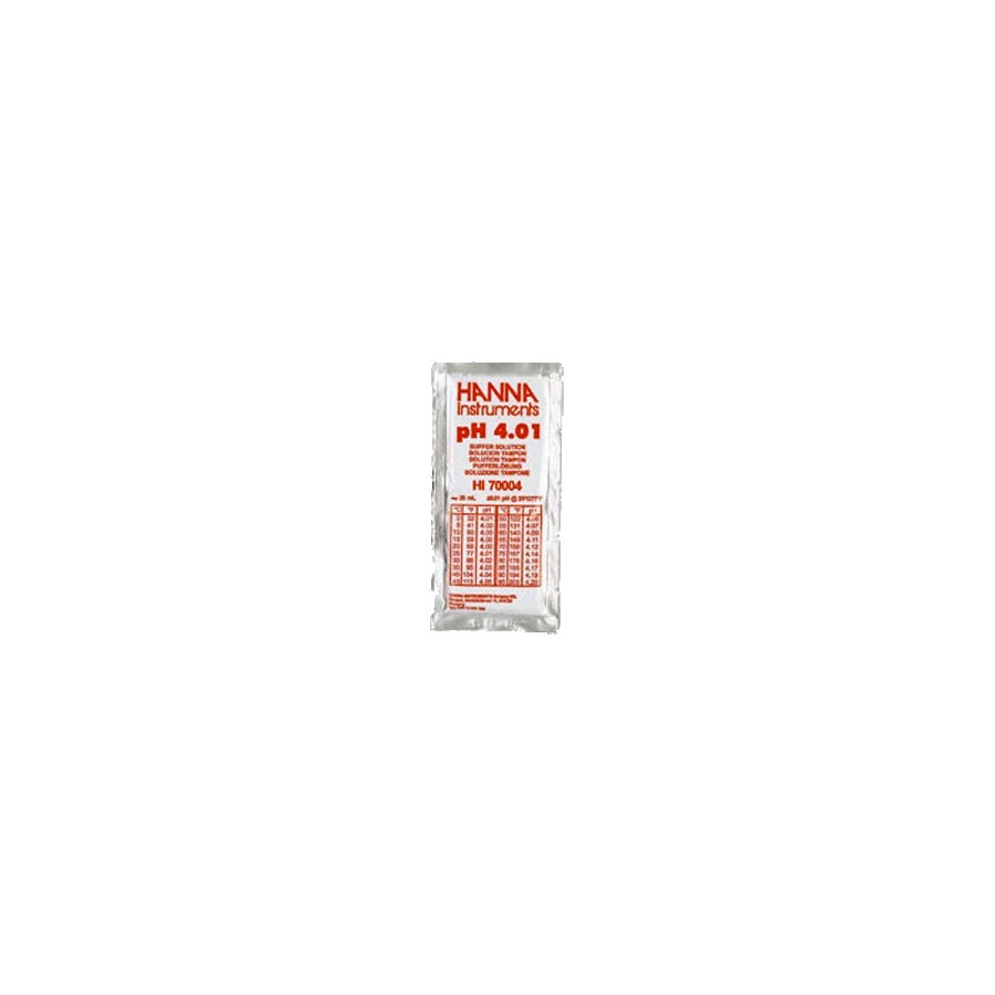 Sachet liquide étalonnage PH 4