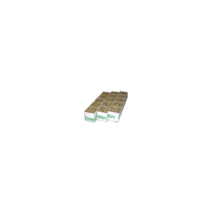 15 cubes de laine de roche 4 x 4cm pour semis/boutures