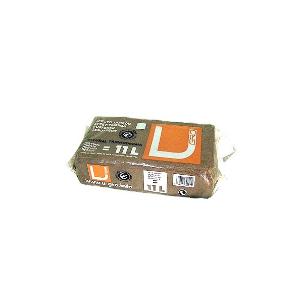 Brique de coco compressée 11L -  enrichie en trichoderma