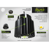 Spot Led TGL STAR 60 classic evolution  3500 k - Todogrow Led