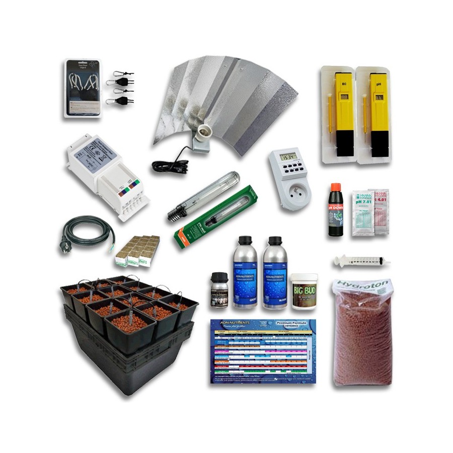 Pack complet - Culture hydroponique - 400w