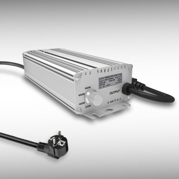 Ballast électronique Professionnel dimmable 250w/400w/600w + boost