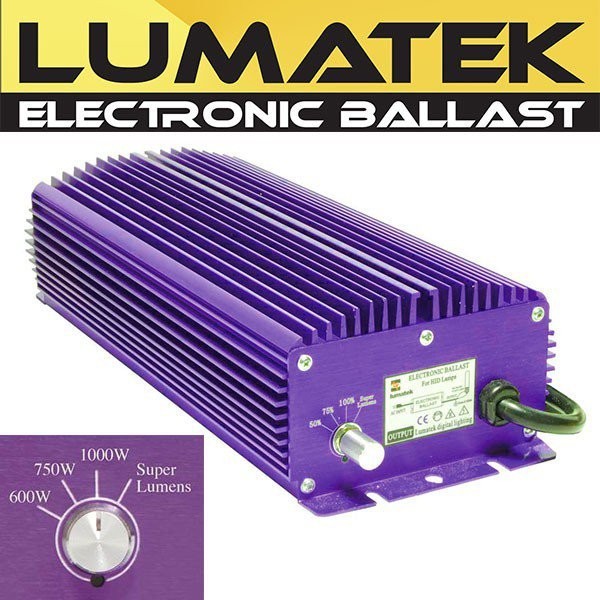 Ballast LUMATEK électronique 1000W dimmable superlumens