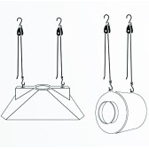 Suspensions réglables Easy Rope (standard) 5 kgs