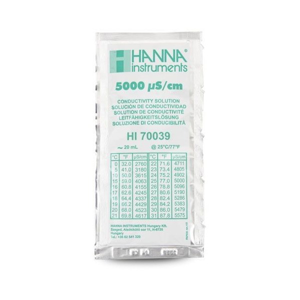 Sachet liquide étalonnage EC