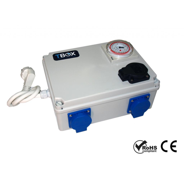 Relais minuteur 4 X 630W + prise chauffage 230V - TEMPO BOX