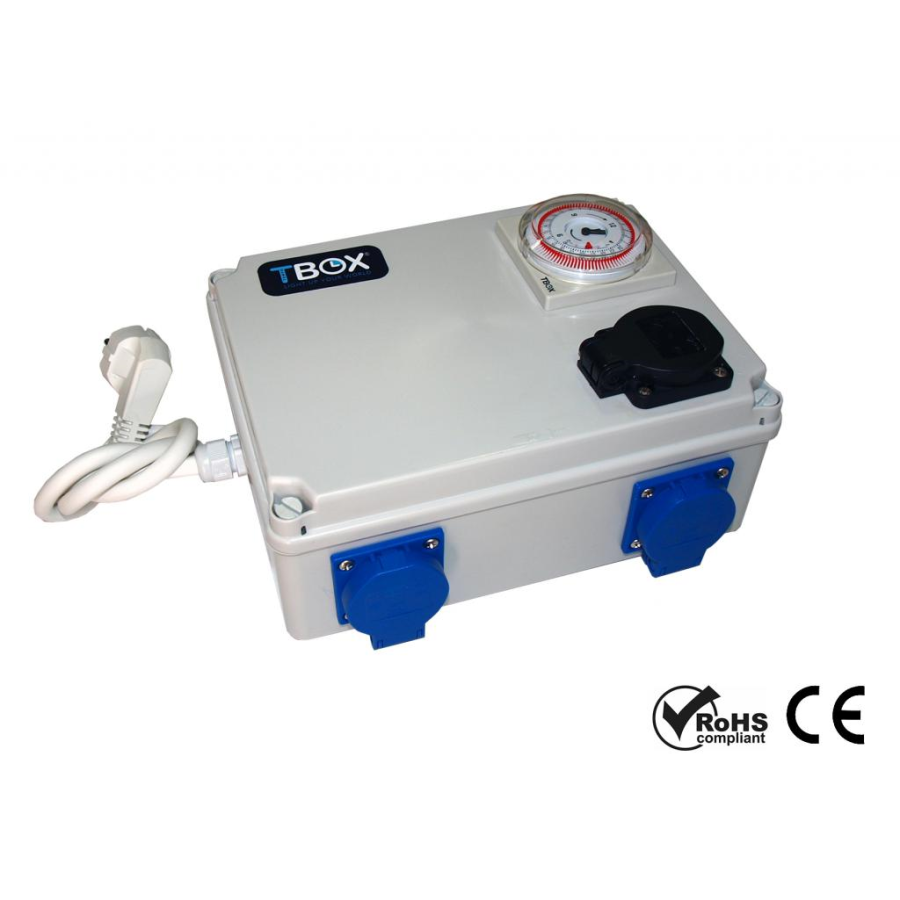 Relais minuteur 4 X 630W + prise chauffage 230V - TEMPO BOX