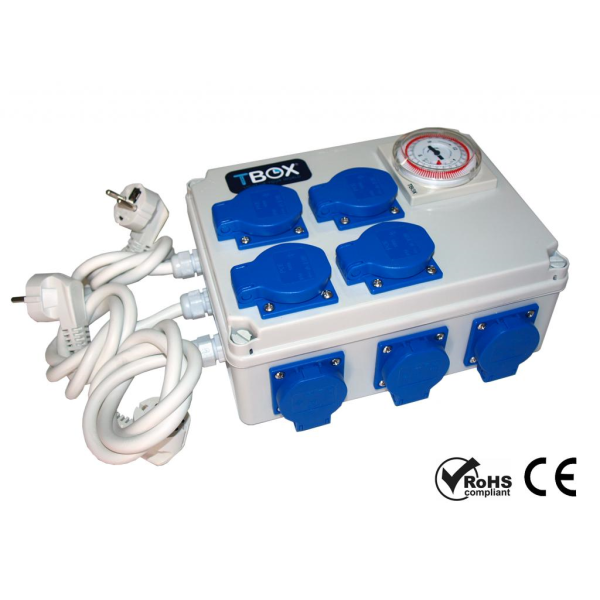 Relais minuteur 12 X 630W 230V - TEMPO BOX