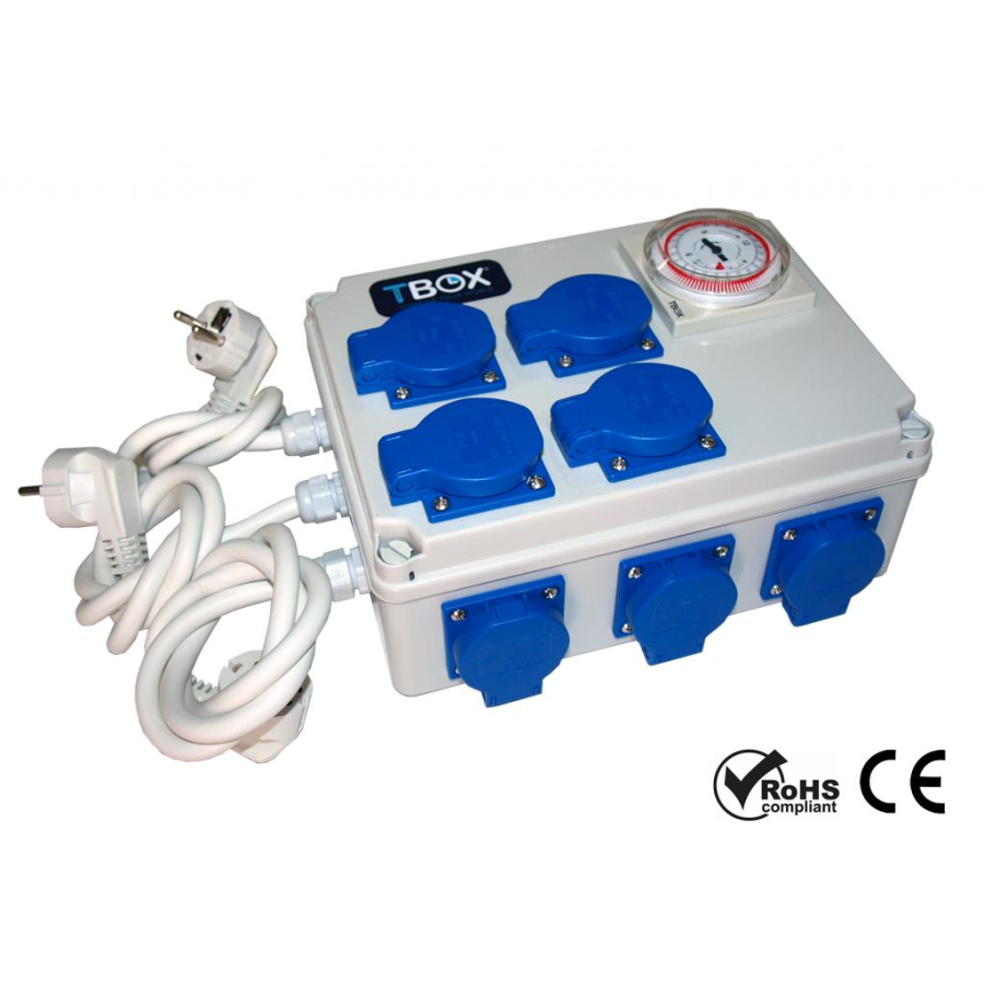 Relais minuteur 12 X 630W 230V - TEMPO BOX