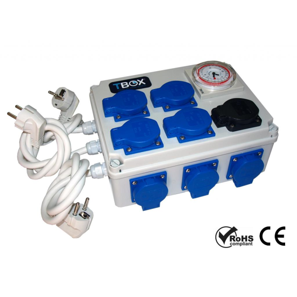 Relais minuteur 12 X 630W + prise chauffage 230V - TEMPO BOX