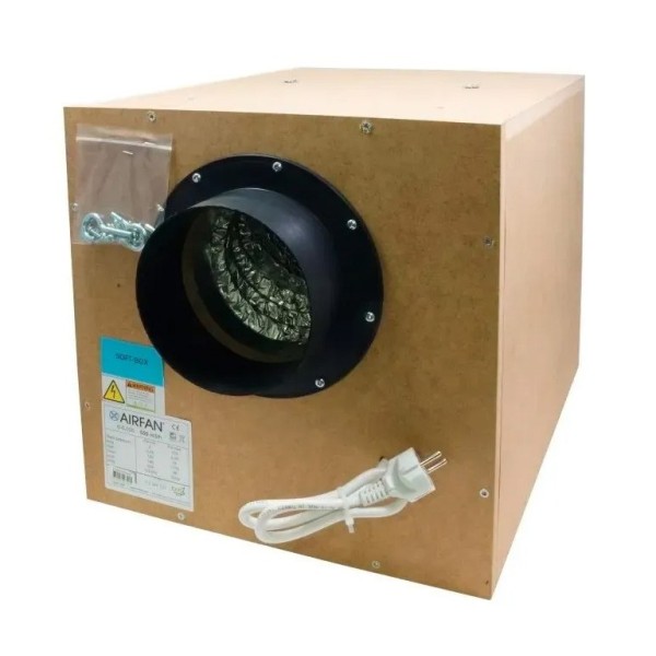 Extracteur caisson insonorisé 7000 m³/h Soft Box Airfan MDF (250/315mm)