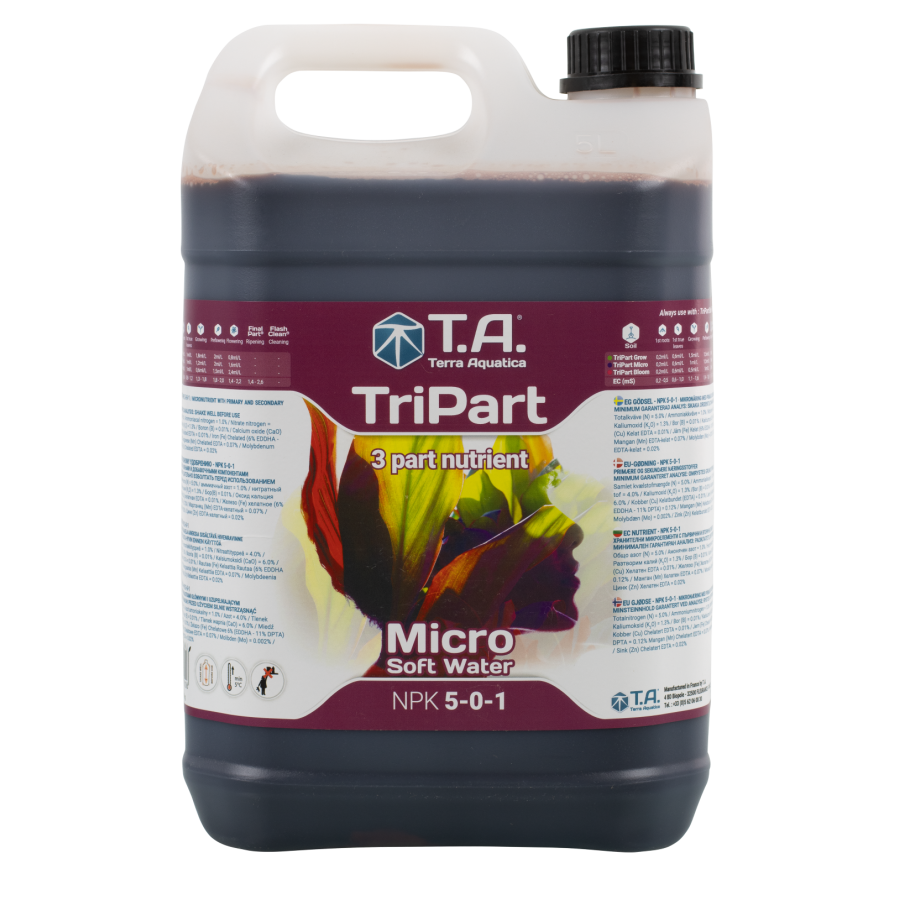 TriPart Micro eau douce 5 L – Terra Aquatica