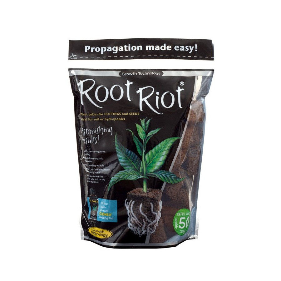 Root Riot sachet 100 éponges bouturage