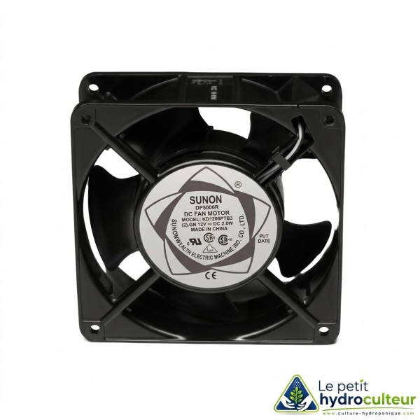 Ventilateur SUNON 200m3/h (12x12cm) 220v classic