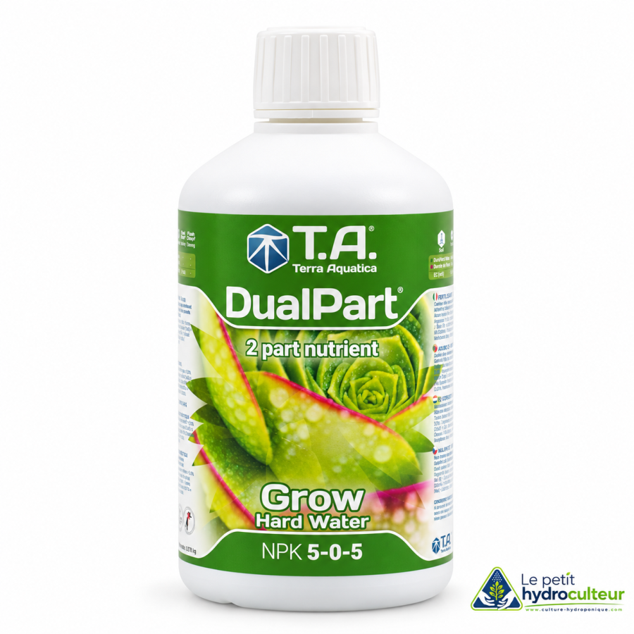 GHE - FLORADUO (DUALPART) GROW eau dure 500ML