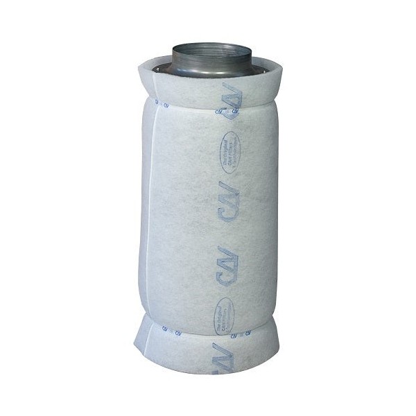 Filtre à charbon actif Can-Lite™  600m³/h - corps métal - flanges 150mm