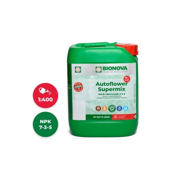 Autoflower Supermix 1L et 5L - BIONOVA - 5L