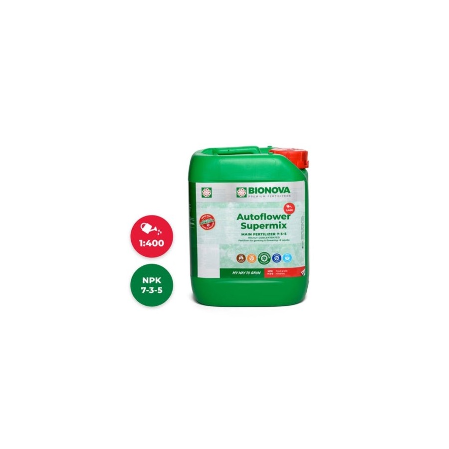 Autoflower Supermix 1L et 5L - BIONOVA - 5L