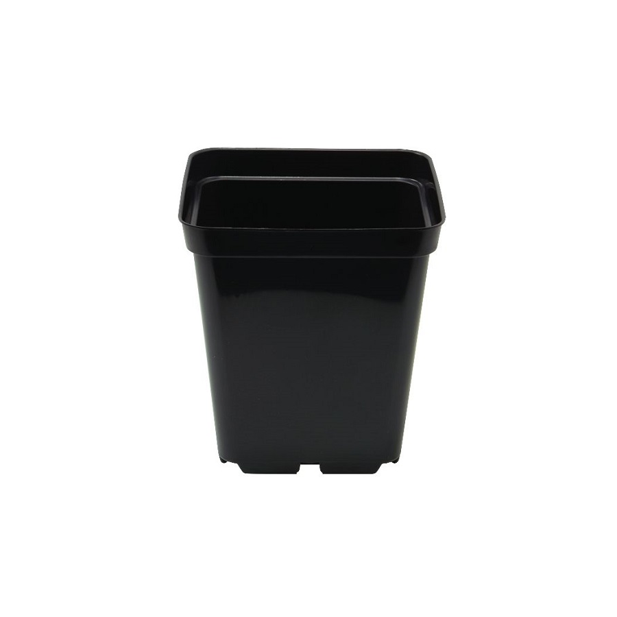 Godet en PVC noir 9cmx9cmx10cm
